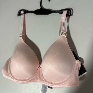 Lauren Ralph Lauren Full Coverage T shirt Bra Blush Pink NEW NWT